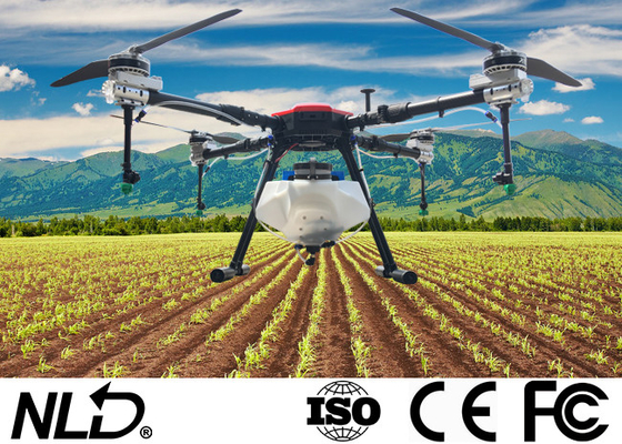 NLA-410 Agriculture Spraying Drone 4*100KV Motor 28kg Take Off Capacity